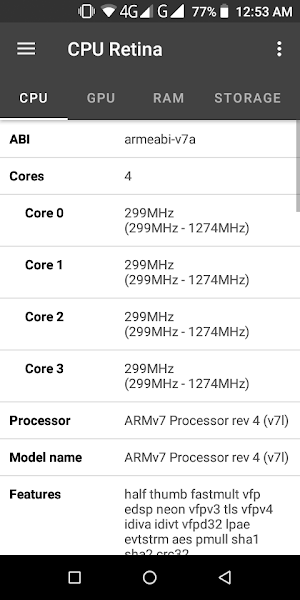 CPU Retina Screenshot 0