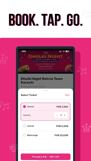 PassGhar: Concerts & Tickets Screenshot 2