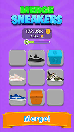 Merge Sneakers! - Grow Sneaker Collection Screenshot 1