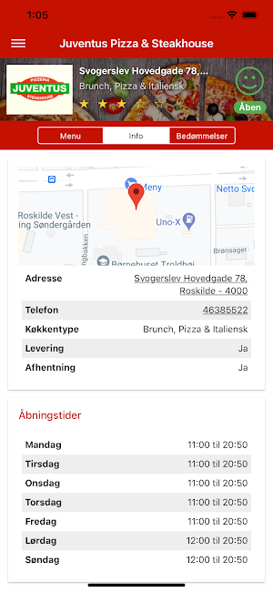 Juventus Pizza and Steakhouse Screenshot 1