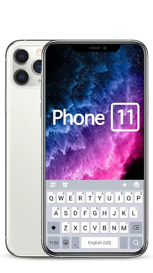 New Phone 11 Keyboard Theme Screenshot 1