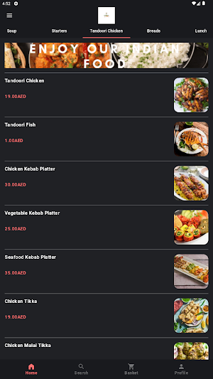 Malabar junction restaurant Screenshot 0