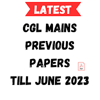 SSC CGL MAINS PREVIOUS PAPERS