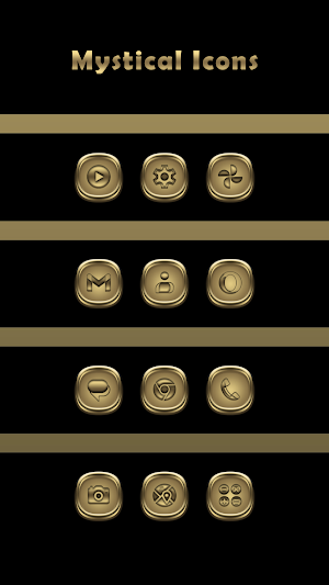 Mystical Gold Icons Screenshot 0
