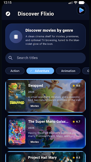 Flixio - Movies & TV shows Screenshot 2