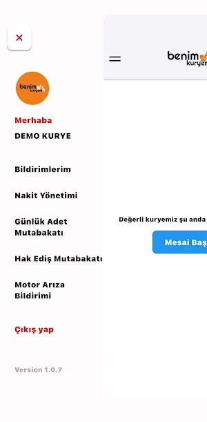 Benim Kuryem Screenshot 1