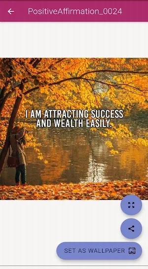 Dailiy Affirmation Wallpaper Screenshot 3