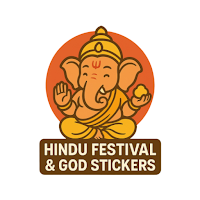 Hindu Festival God Stickers WA