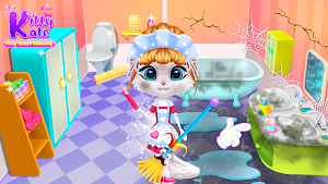 Kitty Kate - House Cleaning Screenshot 1