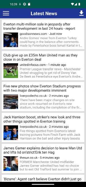 Everton Latest News 24/7 Screenshot 0