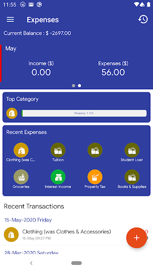 My Expenses - Expenses Tracker, Expense Manager Screenshot 0