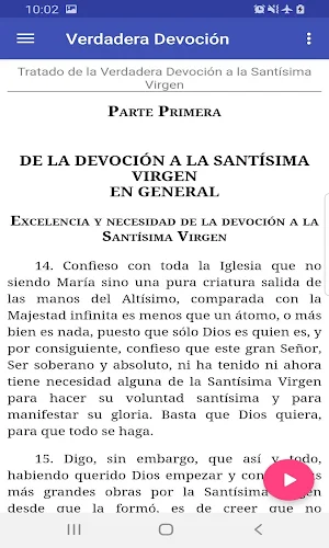 Tratado de la Verdadera Devoción (Ver. de prueba) Screenshot 1