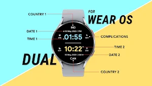 Dual Time Watch Faces Screenshot 1