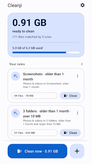 Cleanji: Photo & Video Cleaner Screenshot 0