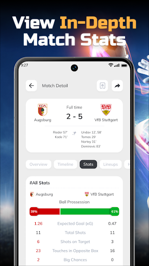 MatchLive : Football Live HD Screenshot 2