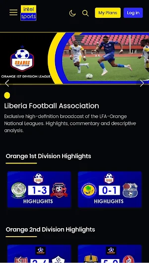 Intel Sports Screenshot 2