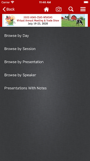 ASAS Meetings Screenshot 3