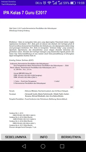 IPA Kelas 7 Guru E2017 Screenshot 1
