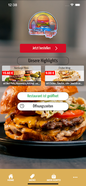 Cinema Diner & Café Screenshot 0