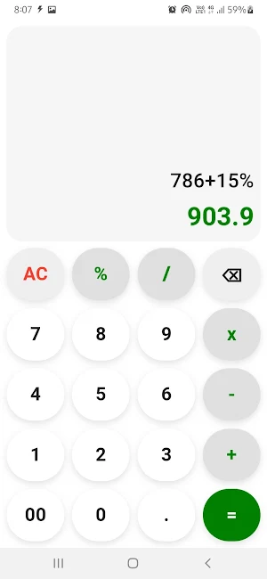 Calculator Screenshot 1