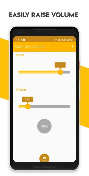 Raise high volume - Booster Screenshot 0