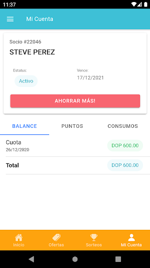 Cliente Ambar Screenshot 2