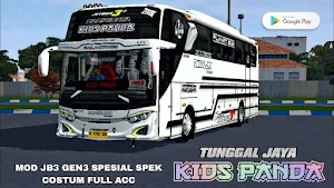 Mod Bussid STJ Kids Panda Screenshot 0