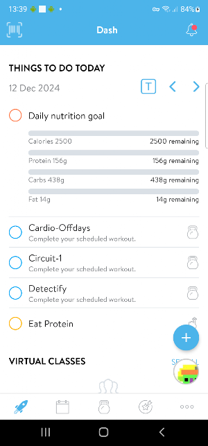 Brianna Bernard Fitness App Screenshot 1