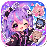 Gacha Stickers Anime Pack