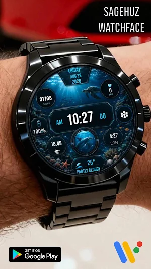 A137 Ocean Watchface Screenshot 2