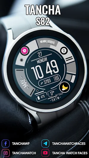 Tancha S82 Info Hub Watch Face Screenshot 3