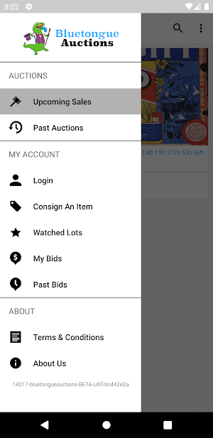 Bluetongue Auctions Screenshot 3