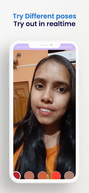 Lipstick Shades Virtual Try On Screenshot 2