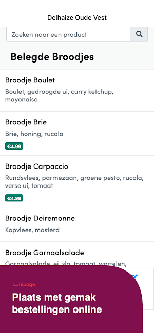 Delhaize Oude Vest Screenshot 1