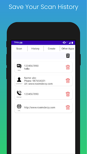 QR Code Scan and Generate Pro Screenshot 1