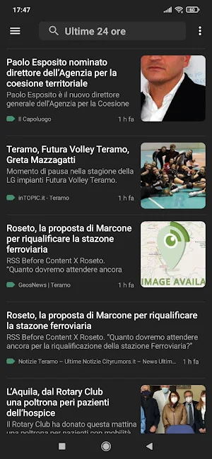 Teramo notizie Screenshot 2