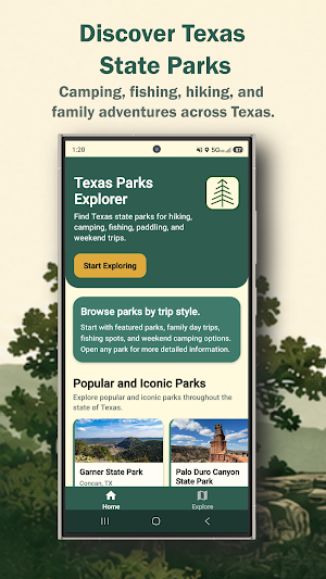 Texas Parks Explorer Screenshot 0