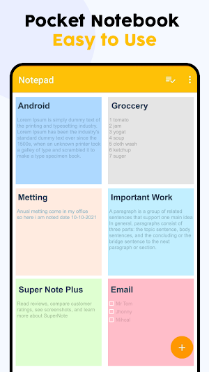 Text Notes Manager - Save Text Screenshot 0