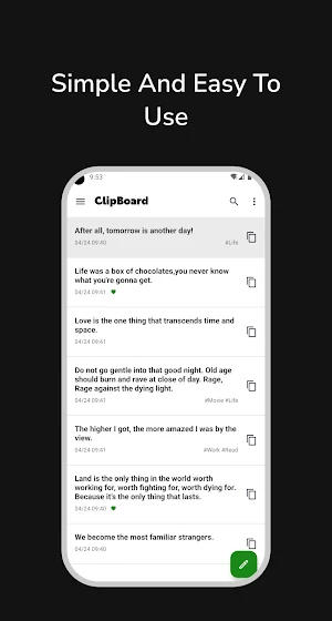 Clipboard - Copy Paste & Notes Screenshot 0