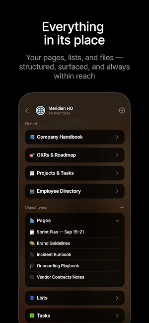 Anytype for Business Screenshot 1