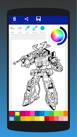 Mega Robot Coloring Book Screenshot 3