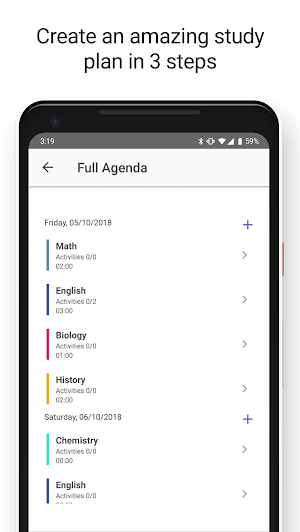 Easy Study - Your schedule, plan for school Screenshot 0