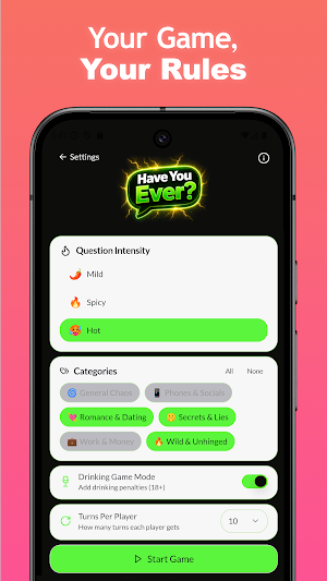Never Have I Ever: Party Game Screenshot 0