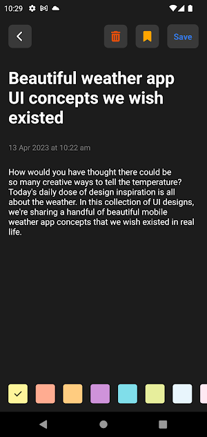 My Notes Screenshot 3