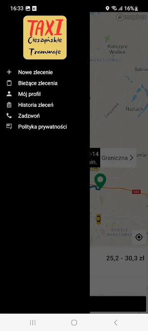 Taxi Cieszyńskie Tranwaje Screenshot 2