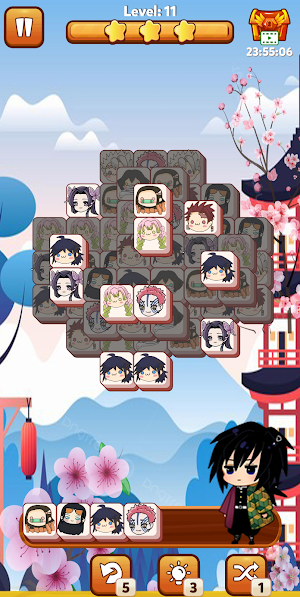 Nezuko Tanjiro Tile Match Screenshot 3