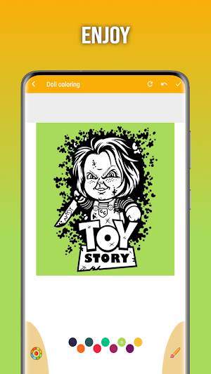 Chucky The Killer Doll drawing Screenshot 1