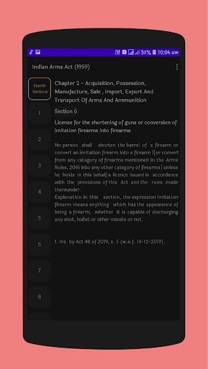 Indian Arms Act 1959 Screenshot 3
