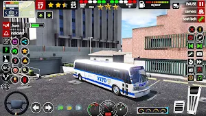 US Police Bus Games 3D Screenshot 3