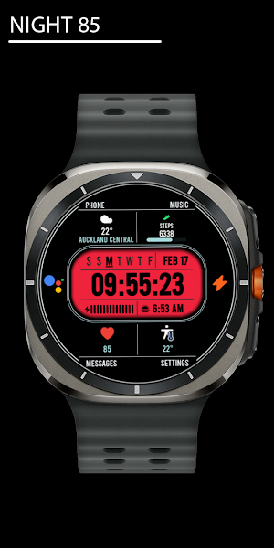 Night 85 - watch face Screenshot 0